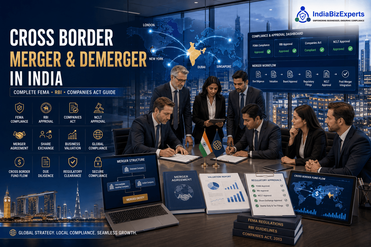 Cross Border Merger & Demerger in India – Complete FEMA, RBI & Companies Act Guide (2026)
