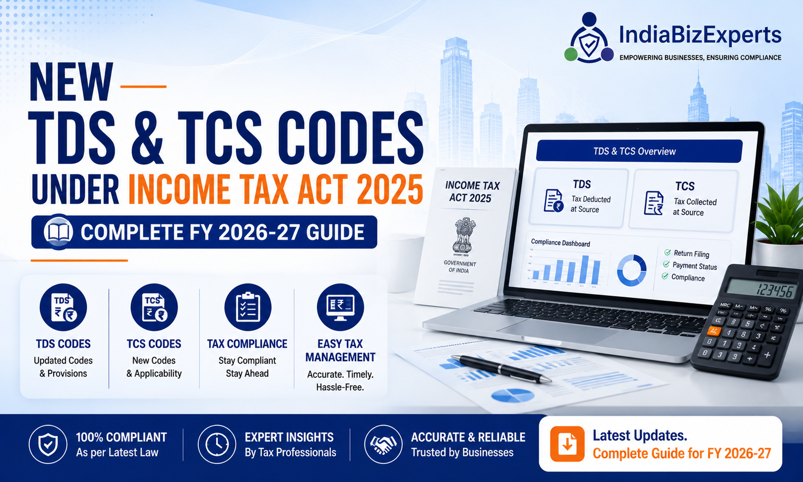 New TDS & TCS Codes Under Income Tax Act 2025 – Complete Guide & Full Code List for FY 2026-27