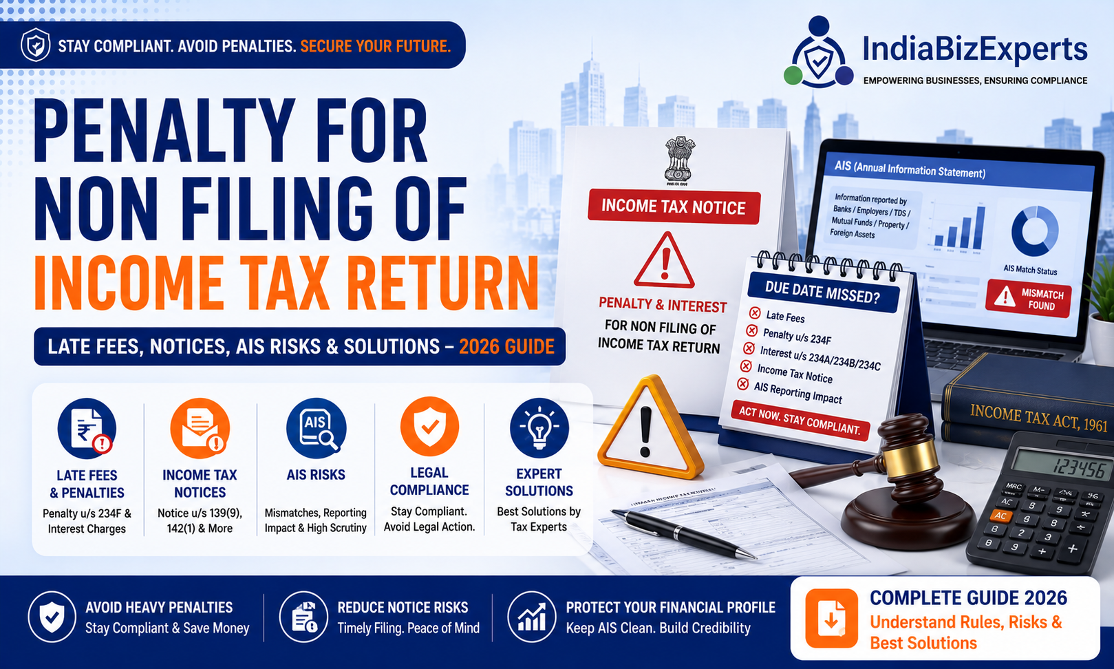 Penalty for Non Filing of Income Tax Return in India – Complete Guide 2026