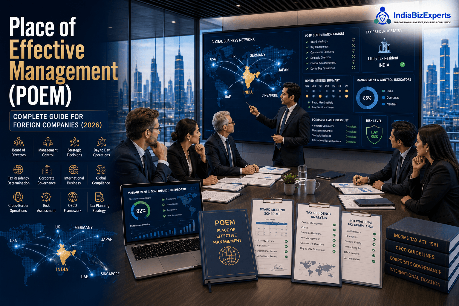 Place of Effective Management (POEM) in India – Complete Guide for Foreign Companies (2026)