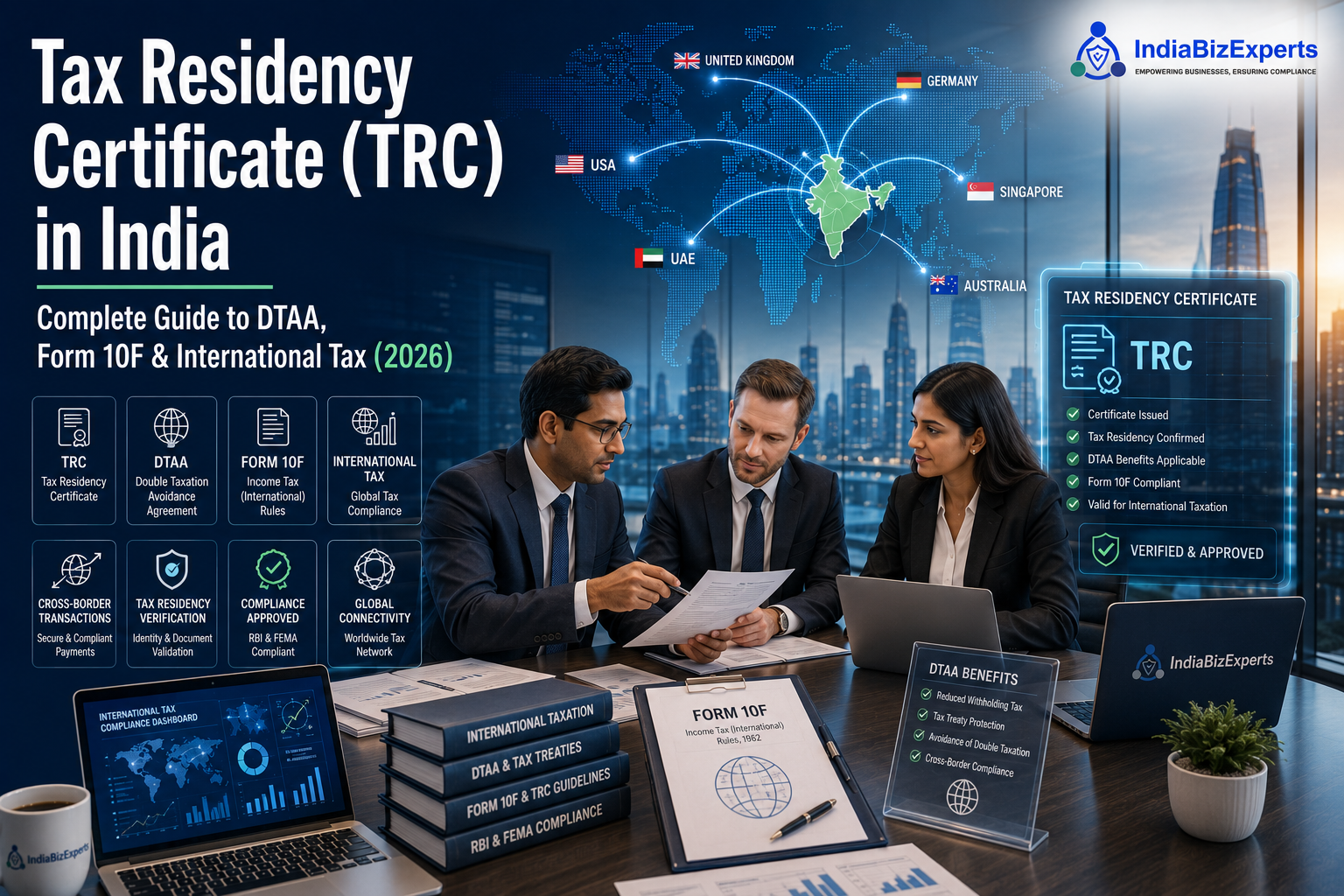 Tax Residency Certificate (TRC) in India – Complete DTAA Guide for NRIs & Foreign Companies (2026)